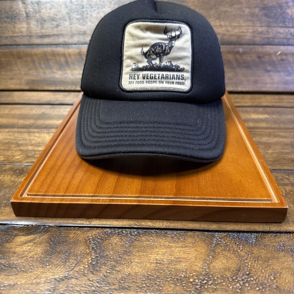 Buck Wear Camo Trucker Hat Snapback Funny Hunting Graphic Cap